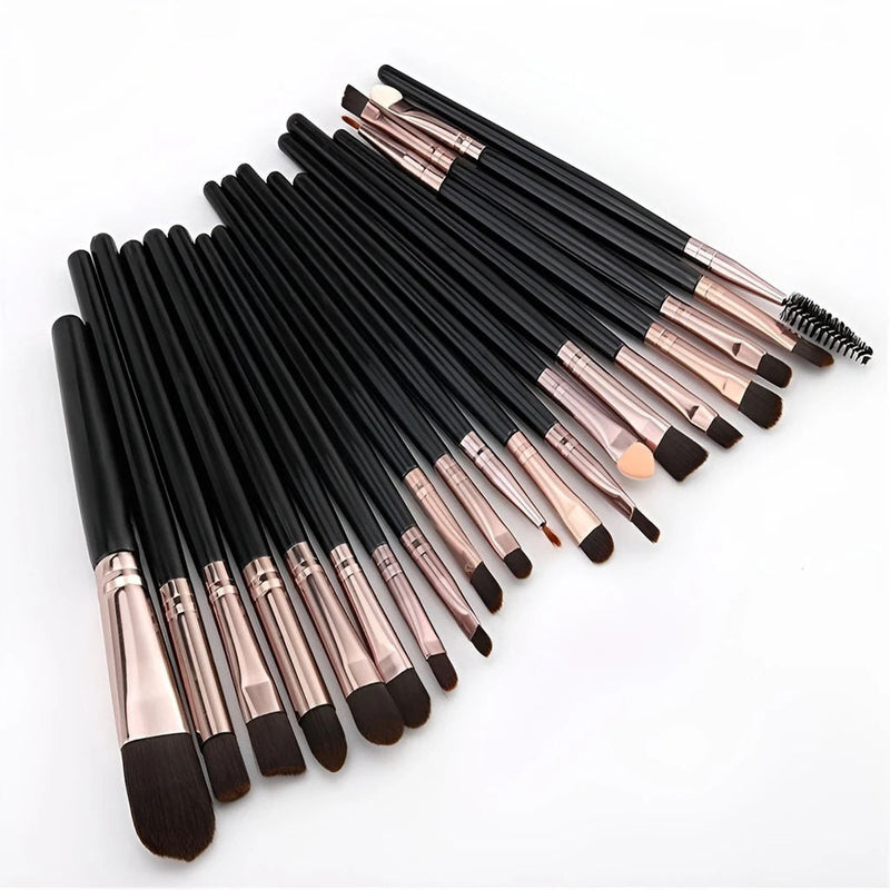 Kit 20 Pinceis Profissional Para Maquiagem