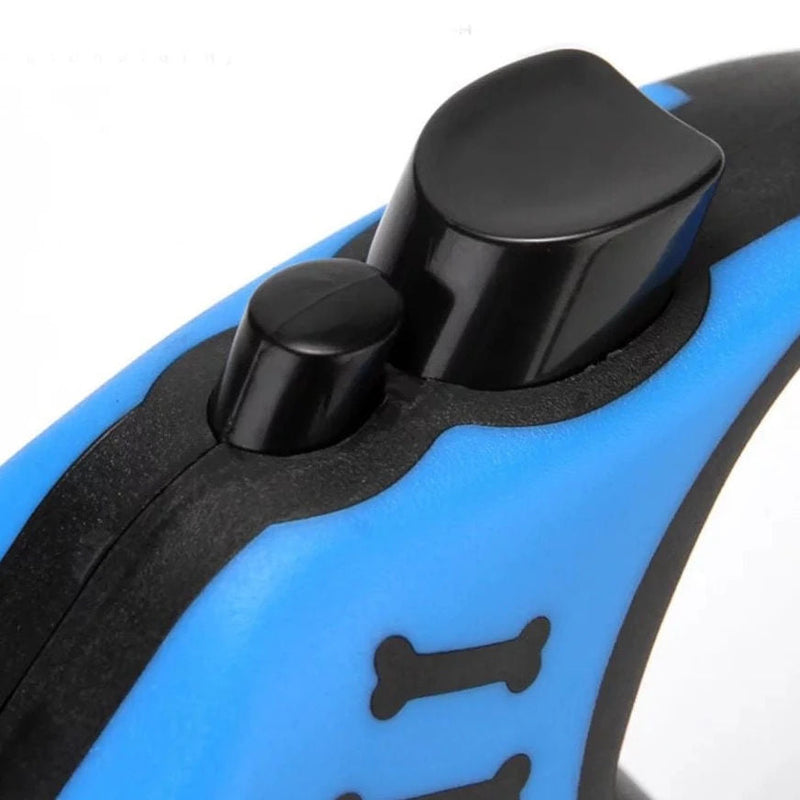 Coleira guia retrátil de 3 metros para Pets