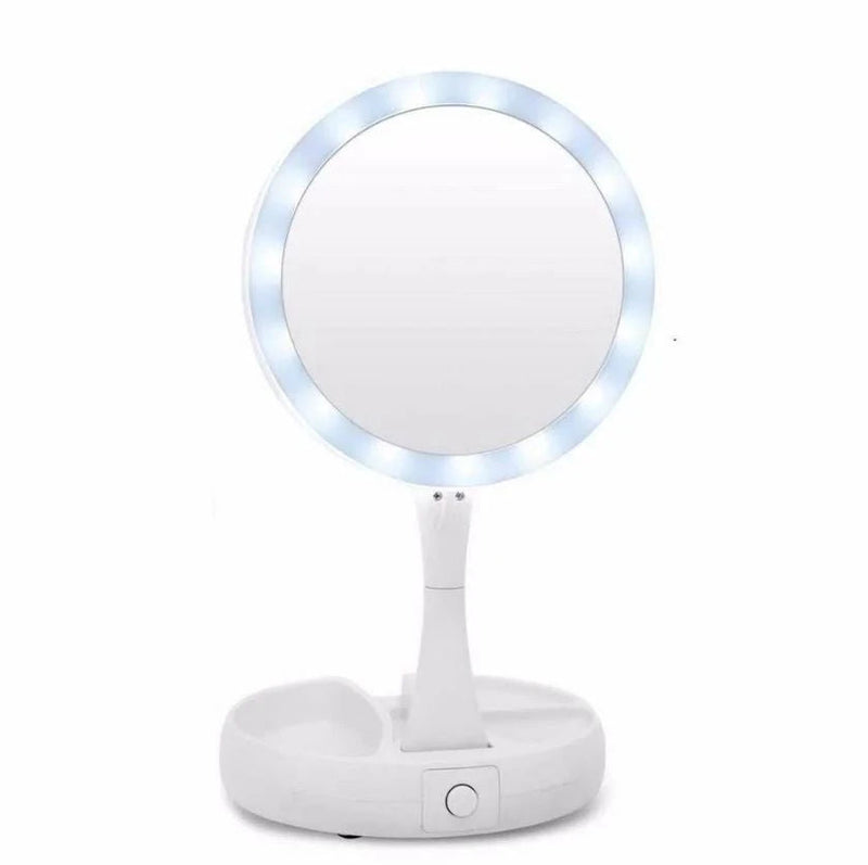 Espelho Para Maquiagem Com Luzes LED